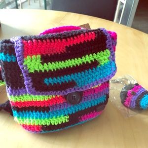 BOGO Mini bag 💃🏼multicolor handmade + keychain